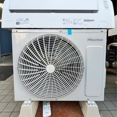 「中古」エアコン、HISENSE 2022年製、取り付け工事込み...