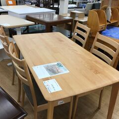 ★ジモティ割あり★ ニトリ　NITORI 4人掛けダイニングセット  W150×D80×H70 クリーニング済み SJ5742