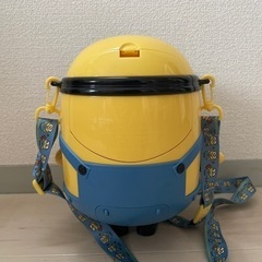 ユニバ　喋るミニオン　ポップコーンケースの画像