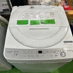 早い者勝ち大セール‼️‼️＋ご来店時、ガン×2お値引き‼️SHARP(シャープ) 2018年製 6.0kg 洗濯機?