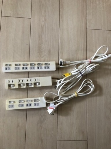 値下げ　電源タップまとめて3台