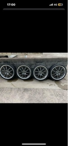 WORK VS 18 インチ 7.5j +45 4本 通し