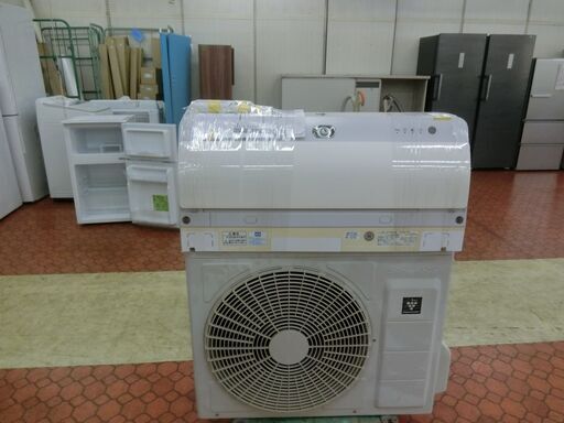 ID 175624  エアコン7.1K　シャープ　２０１９年　23～25畳　単相200V　冷暖　AY-J71X2YーW