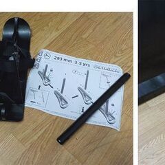 現状品！ストライダー スポーツモデル 12インチ スタンド・スキーアタッチメント付き カスタムペイント カラフル STRIDER ランニングバイク　西岡店の画像
