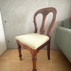 アンティークチェア　ミントグリーン