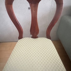 アンティークチェア　ミントグリーンの画像