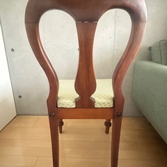 アンティークチェア　ミントグリーンの画像