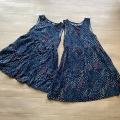 小花柄ワンピ110&120