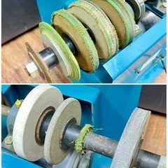 ○動作品■清水製作所 彫刻用刃物とぎ機 刃物研ぎ機 研磨機 鑿 彫刻刀 大工 本職 電動工具 M-10N 100V 50/60Hz 中古品■ジモティ姫路の画像