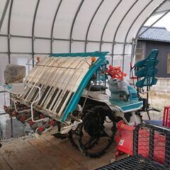 クボタ田植機械spu650補助輪付き、時間、370,ジャンク扱い...