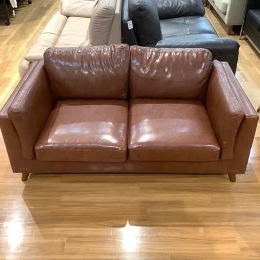 【トレファク神戸南店】タンスのゲン 2人掛けソファー【取りに来られる方限定】