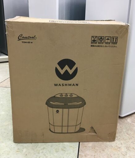 CB JAPAN コンパクト二層式洗濯機 ウォッシュマン TOM-05w 洗濯容量3.6kg 2022年製 未使用
