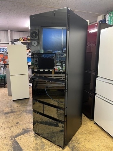 ✨️早い者勝ち!!✨️ タッチパネル 美品!! 5ドア 465L TOSHIBA GR-R470GW(XK)フロント鏡面仕様!! 2019年 近隣送料無料!! 家電 キッチン家電 冷蔵庫