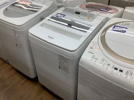 【価格見直しました!】安心の返金保証付き♪【Panasonic】8.0kg 全自動洗濯機(NA-FA80H6)2018年製のご紹介!