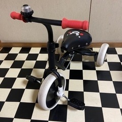 くまモン三輪車　折りたたみ式の画像
