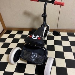 くまモン三輪車　折りたたみ式の画像