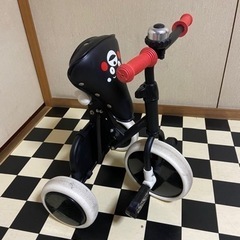 くまモン三輪車　折りたたみ式の画像