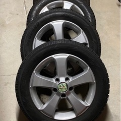 最終値下げです！205/55R16 VW純正ホイール＋スタッドレスタイヤ 4本セットの画像