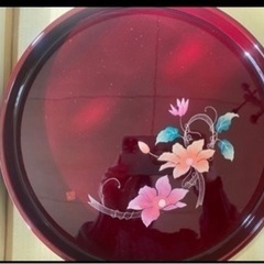 溜め塗りお盆(未使用)
