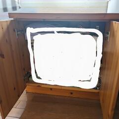 木製　収納棚の画像