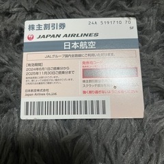 JAL 株主優待　郵送可能
