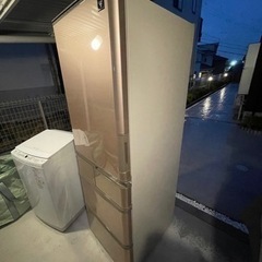 値下げ☆高年式　SHARP 412L どっちも5ドア冷蔵庫　SJ-X416J-T 2022年製