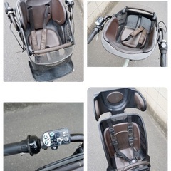  {受付中}🔴⭐️特価⭐🔴電動自転車 ブリヂストン 20インチ 子供乗せ 中古 041802の画像