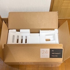 パソコンモニター24インチのダンボールと発泡スチロール