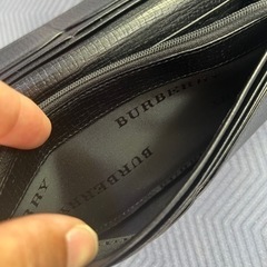 Burberry 長財布　黒の画像