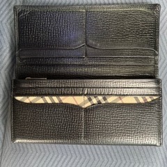 Burberry 長財布　黒の画像