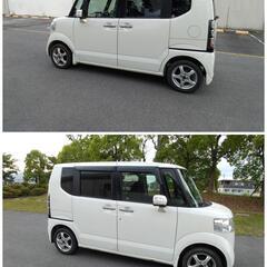 成約済！！ありがとうございました。 【期間限定】代車としての役目を果たしてくれたので激安でお譲りしようかと... ♪ 平成 25 年式 ／ ホンダ ／ NーBOX ／ G SSパッケージ ／ ディーラー下取り／ ディーラー 定期点検 整備車両 ／ 無事故 ／ 両パワースライドドア ／ スマートキー ／ ワコーズ エンジンオイルなど交換／ 車内清掃 済み ／ 車検 08/08の画像
