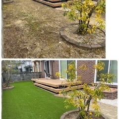 芝剥がし、欠員の為、明日17日〜