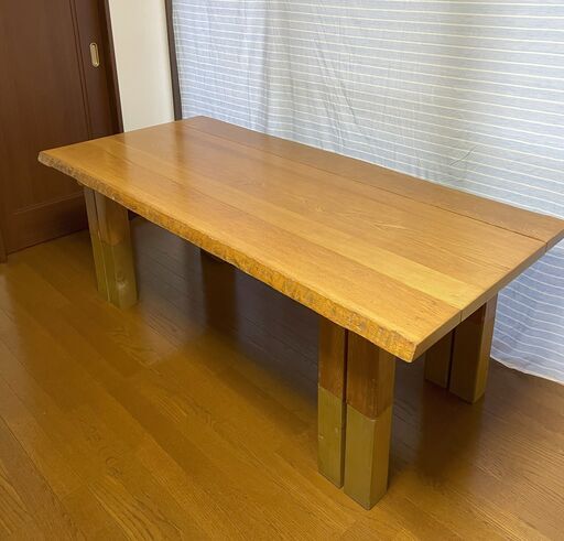 カリモク 高級座卓（継脚してダイニングテーブルとして使用）