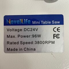 卓上テーブルソー ミニテーブルソー 卓上丸鋸 通電 刃回転 S0016 の画像