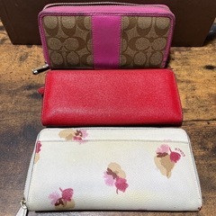 coach 長財布　3個セットの画像