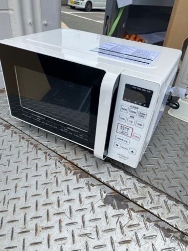 福岡市内配送無料　2021年 日立 単機能 電子レンジ 17L ヘルツフリー フラット庫内 ワンタッチ自動あたため インバーター制御 HMR-FT183 W ホワイト