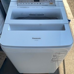 NO89❗️ 福岡市内配送設置無料 パナソニック Panasonic NA-FA80H5-W [全自動洗濯機 8kg ホワイト]