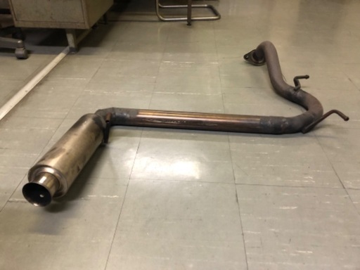【売却済み】トヨタ カローラランクス アレックス ZZE123 2ZZ-GE ワンオフマフラー