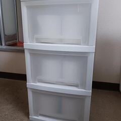 家具 収納家具 カラーボックス　三段収納ケース　300円