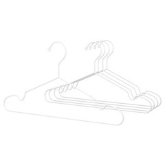 ❤️美品❤️≪IKEA≫ STAJLIG ステンレス製ハンガー(50本)の画像
