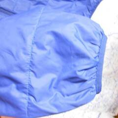 モンベル　ダウンジャケット　kids１６０　紺　ブルー　リバーシブルの画像