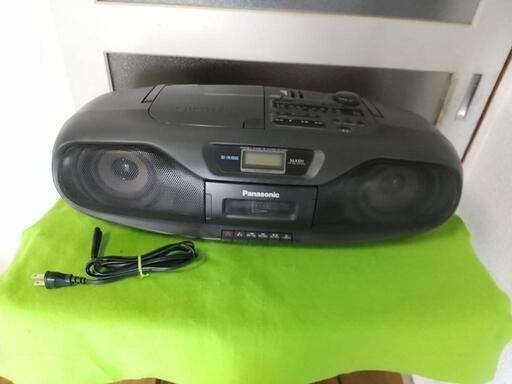 レトロ パナソニック ステレオ CDデッキ RX-DS201 動作品   ポータブル ステレオ CMシステム