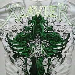 Xzavier “Across Waters タトゥーTシャツ 新品の画像