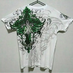 Xzavier “Across Waters タトゥーTシャツ 新品の画像