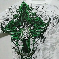 Xzavier “Across Waters タトゥーTシャツ 新品の画像
