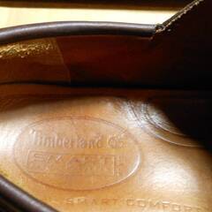 Timberland ティンバーランド　メンズシューズ 25.0cm こげ茶　本革の画像