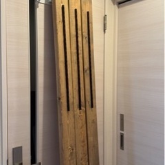 DIY ハンガーラック 総額 25,000円 DIAWALL 金森金物店 ブラックの画像