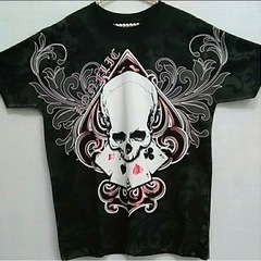 KONFLIC Aces of Death #Tattoo #スカル #バイカーの画像