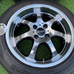 🚗【ホイール】WORK Nezart 16インチ  4穴7J +45タイヤバリ山 【地域最大級カー用品･ホイール買取アールワン田川】の画像