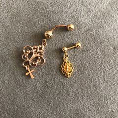 ボディピアス　2個セット　へそピ